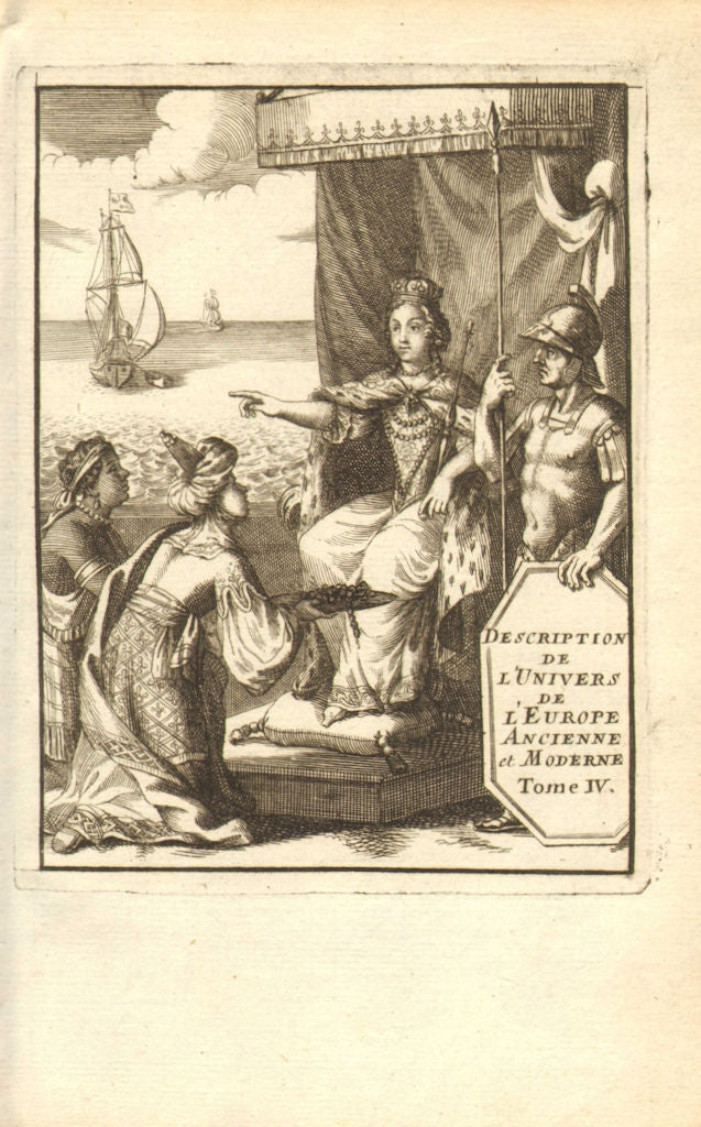 MALLET. Description de l'Univers. Europe. Volume 4 title page. MALLET 1683